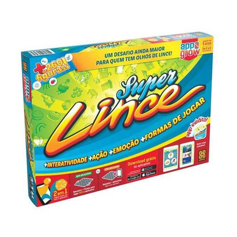 Jogo De Tabuleiro Grow Super Lince Menor preço em Jogo De Tabuleiro Grow Super Lince