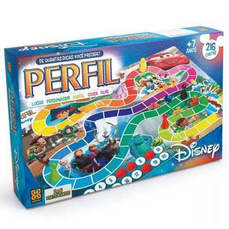 Jogo de Tabuleiro Perfil Disney - Grow Menor preço em Jogo de Tabuleiro Perfil Disney - Grow