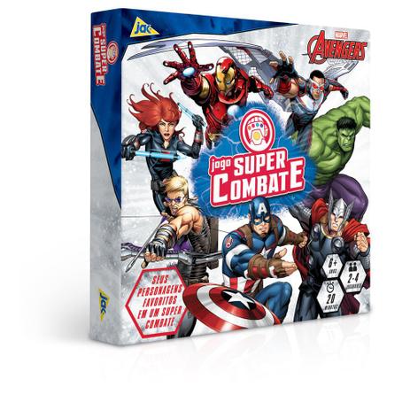 Jogo De Tabuleiro - Super Combate - Disney - Marvel - Os Vingadores - Toyster Menor preço em Jogo De Tabuleiro - Super Combate - Disney - Marvel - Os Vingadores - Toyster