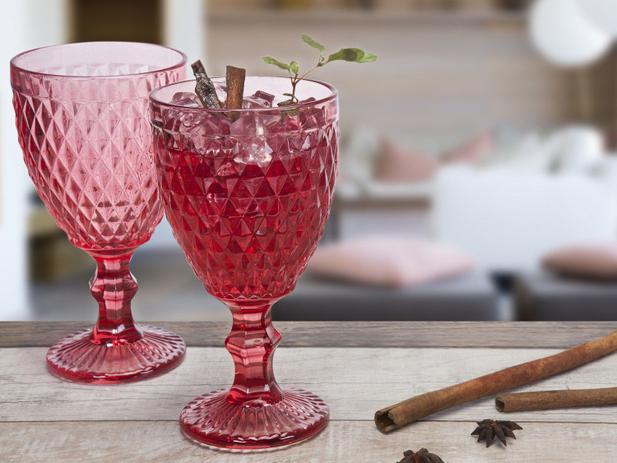 Jogo de Taças de Vidro 6 Peças 300ml - Casambiente Bico de Jaca