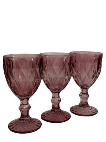 Jogo de Taças Diamond 6 Peças 300ml - Vestcasa Menor preço em Jogo de Taças Diamond 6 Peças 300ml - Vestcasa