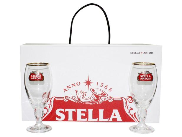 Jogo de Taças para Cerveja Vidro 4 Peças - Stella Artois Cálice Menor preço em Jogo de Taças para Cerveja Vidro 4 Peças - Stella Artois Cálice