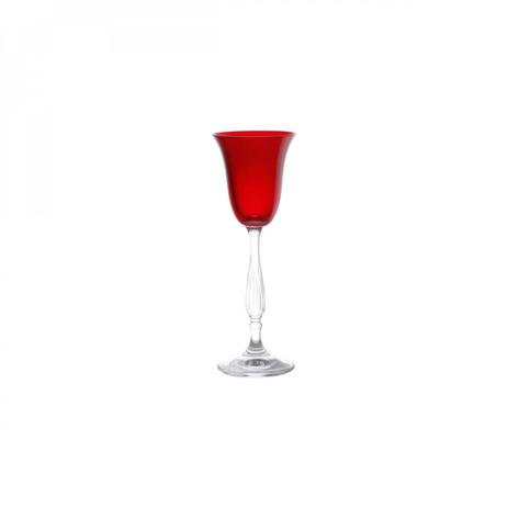 Jogo de Taças para Licor Cristal Ecológico 60ml 6 Peças Lyor Vermelho Menor preço em Jogo de Taças para Licor Cristal Ecológico 60ml 6 Peças Lyor Vermelho