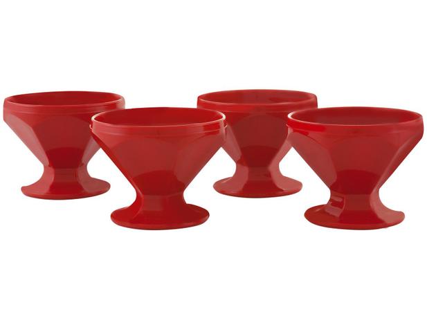 Jogo de Taças para Sobremesas 150ml - 4 Peças Vemplast Caribe Menor preço em Jogo de Taças para Sobremesas 150ml - 4 Peças Vemplast Caribe