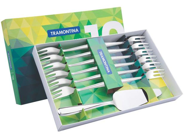 Jogo de Talheres para Torta Tramontina Inox - 13 Peças Copacabana 66901/610 Menor preço em Jogo de Talheres para Torta Tramontina Inox - 13 Peças Copacabana 66901/610