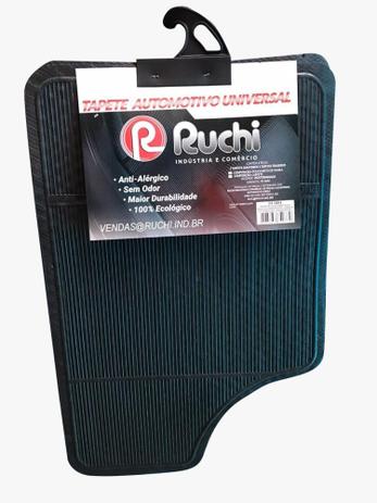 Jogo de Tapete 4 peças PVC Preto Ruchi RI1004 Menor preço em Jogo de Tapete 4 peças PVC Preto Ruchi RI1004