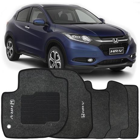 Jogo de Tapete Automotivo Carpete Hrv 2015 à 2018 Soft Logo Bordado Grafite 5 Peças - S/M Menor preço em Jogo de Tapete Automotivo Carpete Hrv 2015 à 2018 Soft Logo Bordado Grafite 5 Peças - S/M