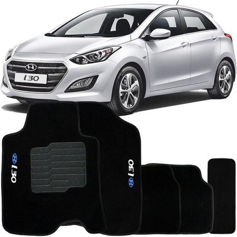 Jogo de Tapete Automotivo Carpete Hyundai I30 2013 à 2017 Soft Logo Bordado Preto 5 Peças - S/M é boa?