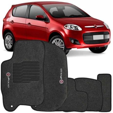 Jogo de Tapete Automotivo Carpete Novo Fiat Palio 2012 à 2018 Soft Logo Bordado Grafite 5 Peças - S/m Menor preço em Jogo de Tapete Automotivo Carpete Novo Fiat Palio 2012 à 2018 Soft Logo Bordado Grafite 5 Peças - S/m