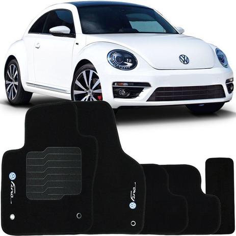 Jogo de Tapete Automotivo Carpete Volkswagem Vw Fusca 2013 à 2016 Soft Logo Bordado Preto 5 Peças - S/m é boa?