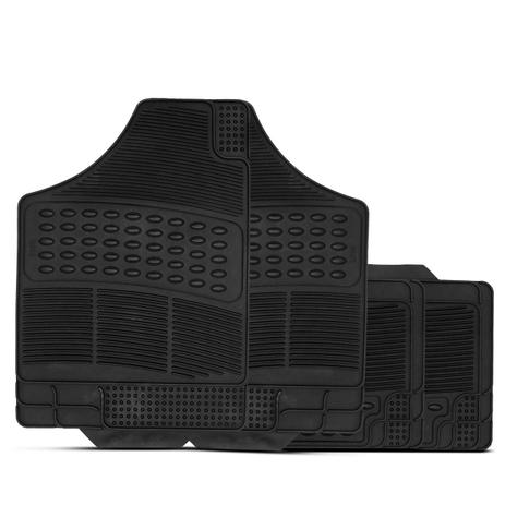 Jogo de Tapete Automotivo Universal em Borracha PVC Modelo A 4 Peças - Flash tapetes é boa?