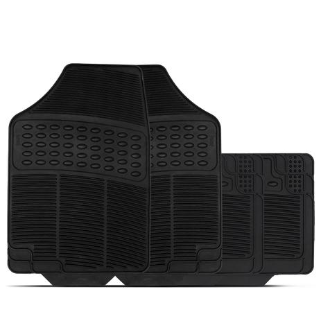 Jogo de Tapete Automotivo Universal em Borracha PVC Modelo C 4 Peças - Flash tapetes Menor preço em Jogo de Tapete Automotivo Universal em Borracha PVC Modelo C 4 Peças - Flash tapetes