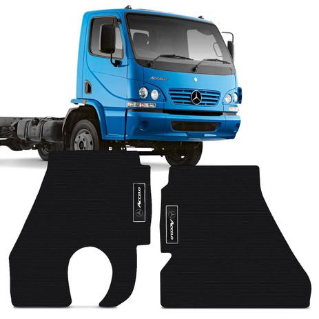 Jogo de Tapete Borracha PVC Caminhão MercedesBenz Accelo 2014 Preto com Grafia Logo 2 Peças Antiderr - Requinte Tapetes Menor preço em Jogo de Tapete Borracha PVC Caminhão MercedesBenz Accelo 2014 Preto com Grafia Logo 2 Peças Antiderr - Requinte Tapetes