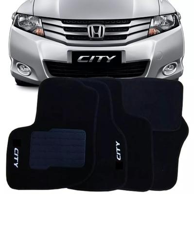Jogo De Tapete Carpete Bordado Honda City 08 09 10 11 201 2 201 3 2014 - Flash Menor preço em Jogo De Tapete Carpete Bordado Honda City 08 09 10 11 201 2 201 3 2014 - Flash
