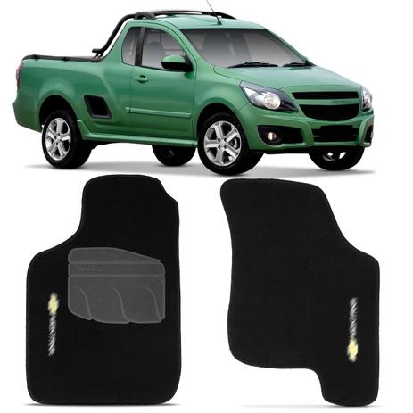 Jogo de Tapete Carpete Chevrolet Montana 2011 a 2018 Preto Bordado 2 Peças - Shutt Menor preço em Jogo de Tapete Carpete Chevrolet Montana 2011 a 2018 Preto Bordado 2 Peças - Shutt