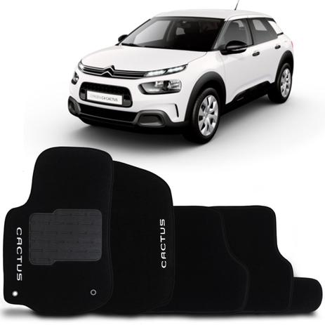 Jogo de Tapete Carpete Citroen C4 Cactus 2018 2019 Preto Bordado 5 Peças - Top Gear Menor preço em Jogo de Tapete Carpete Citroen C4 Cactus 2018 2019 Preto Bordado 5 Peças - Top Gear