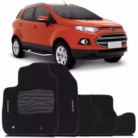 Jogo De Tapete Carpete Ecosport Preto - Flash Menor preço em Jogo De Tapete Carpete Ecosport Preto - Flash