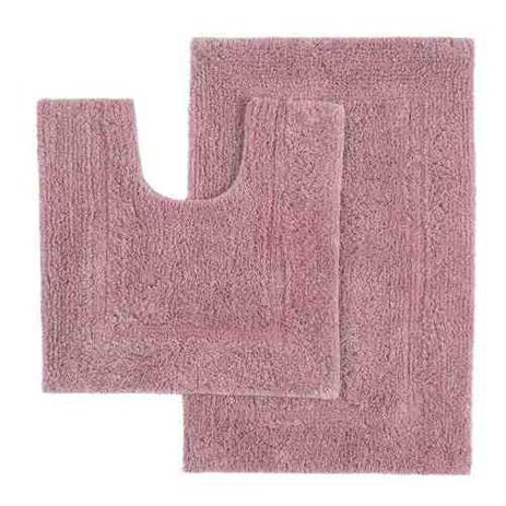 Jogo de Tapete de Banheiro 2pçs Attuale Capri Flamingo - Corttex Menor preço em Jogo de Tapete de Banheiro 2pçs Attuale Capri Flamingo - Corttex