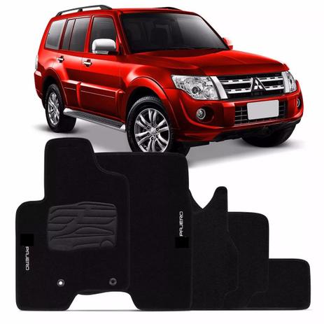 Jogo De Tapete Pajero Full Carpete Preto - Flash Menor preço em Jogo De Tapete Pajero Full Carpete Preto - Flash