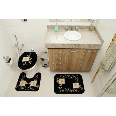 Jogo de Tapete Para Banheiro Royal Luxury 102-1 3 Peças - Rayza é ruim? Jogo de Tapete Para Banheiro Royal Luxury 102-1 3 Peças - Rayza é boa?