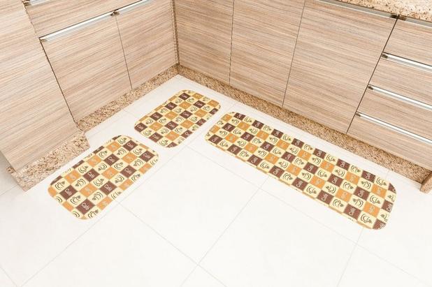 Jogo de Tapete para Cozinha 3 peças Tecil Coffee - Casa new é boa?