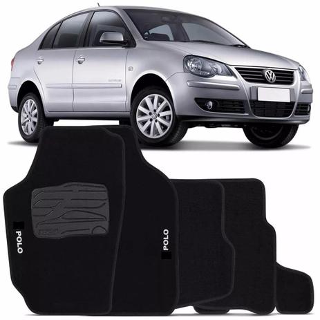 Jogo De Tapete Polo Hatch Sedan Carpete Preto - Flash Menor preço em Jogo De Tapete Polo Hatch Sedan Carpete Preto - Flash