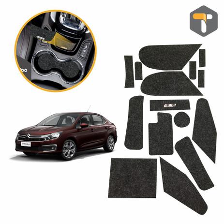 Jogo de Tapetes C4 Lounge 2017 2018 2019 Porta Objetos - Citroën Menor preço em Jogo de Tapetes C4 Lounge 2017 2018 2019 Porta Objetos - Citroën