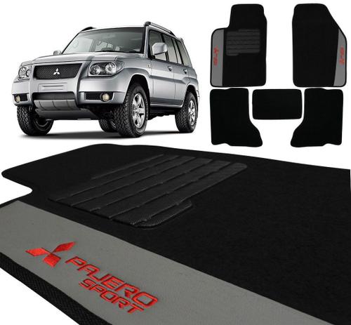 Jogo de Tapetes Carpete Mitsubhisi Pajero Sport 1998 a 2013 Preto 5 Peças - Ecotap Menor preço em Jogo de Tapetes Carpete Mitsubhisi Pajero Sport 1998 a 2013 Preto 5 Peças - Ecotap