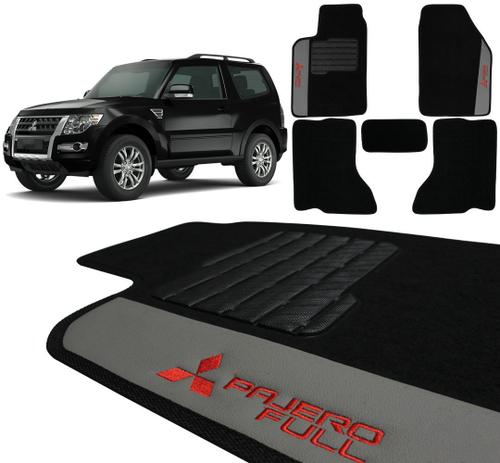 Jogo De Tapetes Carpete Mitsubishi Pajero Full 1998 a 2018 Preto Bordado 5 Peças - Ecotap Menor preço em Jogo De Tapetes Carpete Mitsubishi Pajero Full 1998 a 2018 Preto Bordado 5 Peças - Ecotap