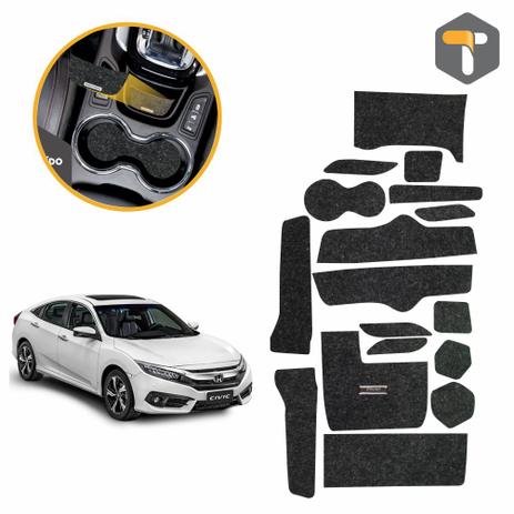 Jogo de Tapetes Honda Civic Geração 10 2018 Porta Objetos é boa?