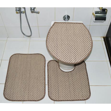 Jogo de Tapetes Para Banheiro Sisal Artesanal Look Dama da Noite 3 Peças  Rayza é boa?