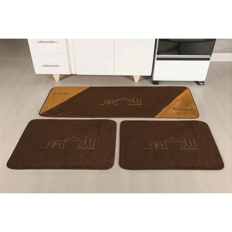 Jogo de Tapetes Para Cozinha Gourmet Café 3 Peças - Guga tapetes é boa?