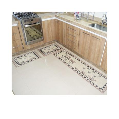 Jogo de Tapetes para Cozinha Sisal Look Cha Da Tarde - Rayza Tapetes Menor preço em Jogo de Tapetes para Cozinha Sisal Look Cha Da Tarde - Rayza Tapetes