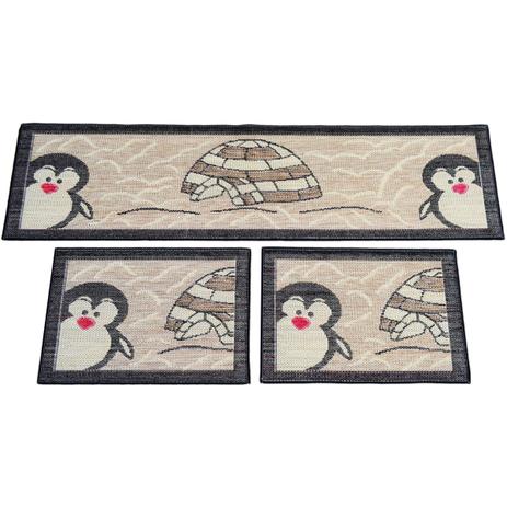 Jogo de Tapetes Para Cozinha Sisal Look Pinguim 3 Peças - Rayza é ruim? Jogo de Tapetes Para Cozinha Sisal Look Pinguim 3 Peças - Rayza é boa?