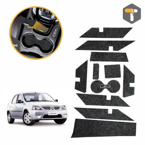 Jogo de Tapetes Renault Logan 2007 2008 2009 Porta Objetos Menor preço em Jogo de Tapetes Renault Logan 2007 2008 2009 Porta Objetos