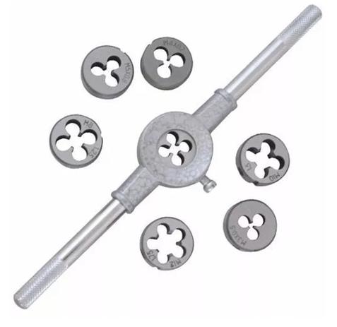 Jogo De Tarracha Com 8 Peças Cossinetes Profissional - Idea Menor preço em Jogo De Tarracha Com 8 Peças Cossinetes Profissional - Idea