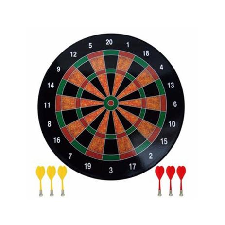 Jogo de Tiro ao Alvo Magnético de 40,5 cm com 6 Dardos - Rio Master Menor preço em Jogo de Tiro ao Alvo Magnético de 40,5 cm com 6 Dardos - Rio Master