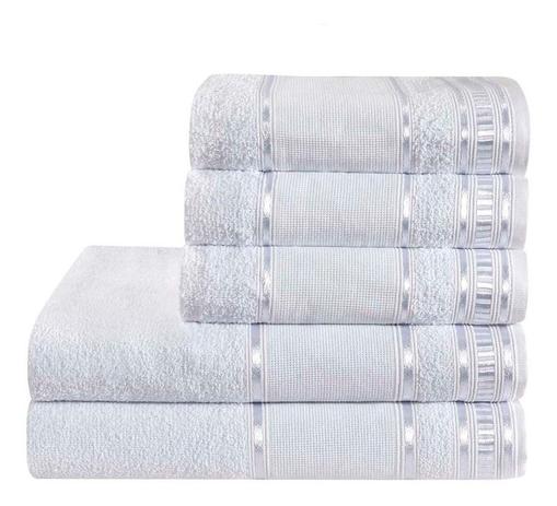 Jogo De Toalha De Banho 5 Peças Linha Premium Branco - Casa Com Amor Menor preço em Jogo De Toalha De Banho 5 Peças Linha Premium Branco - Casa Com Amor