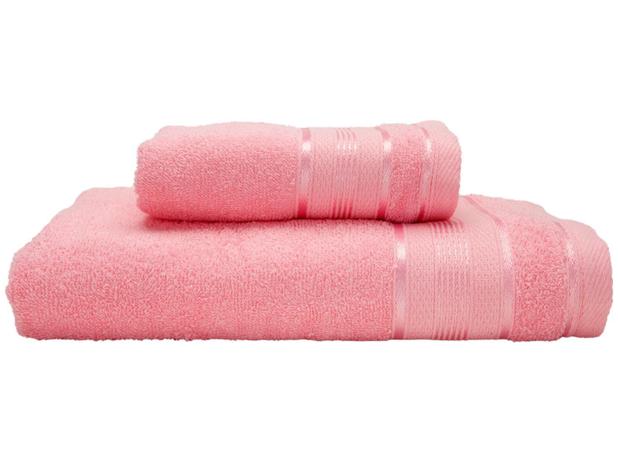 Jogo de Toalhas de Banho Santista 100% Algodão - Royal Knut Rosa 2 Peças Menor preço em Jogo de Toalhas de Banho Santista 100% Algodão - Royal Knut Rosa 2 Peças
