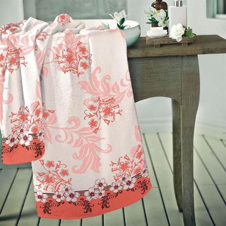 Jogo De Toalhas Lepper Betsy 2 Peças Estampadas Salmão é boa?