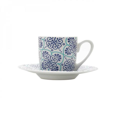 Jogo de Xícaras de Café com Pires Porcelana 12 Peças 90ml Lisboa Rojemac Branco/Azul é ruim? Jogo de Xícaras de Café com Pires Porcelana 12 Peças 90ml Lisboa Rojemac Branco/Azul é boa?