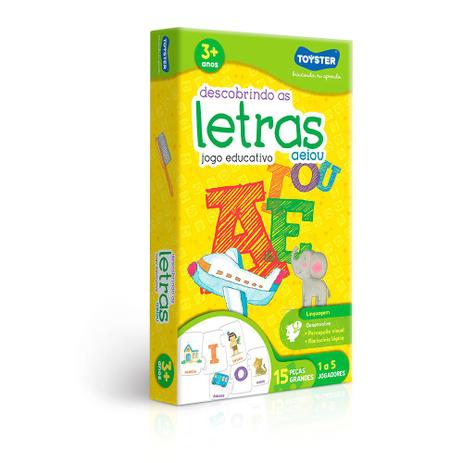 Jogo Descobrindo as Letras Toyster Menor preço em Jogo Descobrindo as Letras Toyster