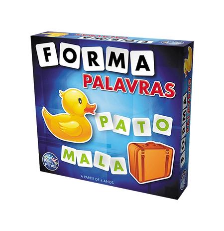 Jogo didatico forma palavras com 160 letras e 8 cartelas 3003 - Pais e filhos Menor preço em Jogo didatico forma palavras com 160 letras e 8 cartelas 3003 - Pais e filhos