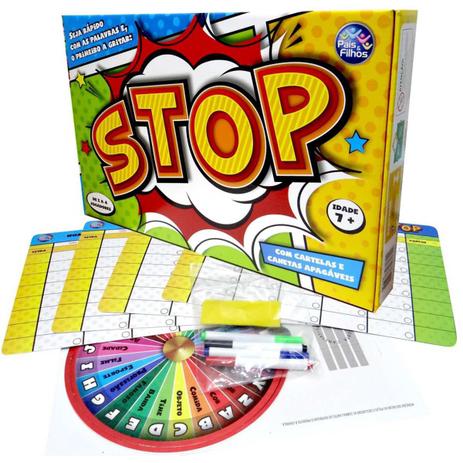 Jogo Diverso STOP - Pais e filhos Menor preço em Jogo Diverso STOP - Pais e filhos