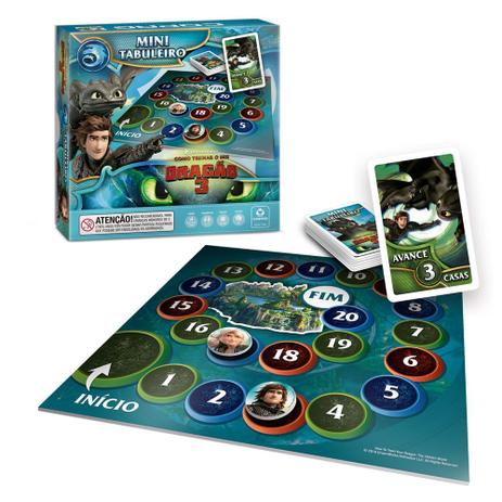 Jogo do Tabuleiro - Pixar - Como Treinar o Seu Dragão - Copag Menor preço em Jogo do Tabuleiro - Pixar - Como Treinar o Seu Dragão - Copag