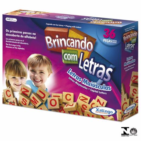 Menor preço em Jogo Educativo Brincando Com Letras 36 Peças 5269.8 Xalingo