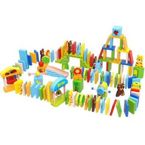 Jogo Educativo - Dominó Animais - 116 peças em Madeira - Multicolorido - TKF072 - Tooky Toy Menor preço em Jogo Educativo - Dominó Animais - 116 peças em Madeira - Multicolorido - TKF072 - Tooky Toy