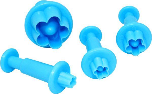 Jogo Ejetor de Massa Biscuit e Pasta Americana Blue Star Flor Myosotis 4 Peças Menor preço em Jogo Ejetor de Massa Biscuit e Pasta Americana Blue Star Flor Myosotis 4 Peças