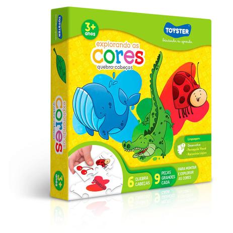 Jogo Explorando as Cores Toyster Menor preço em Jogo Explorando as Cores Toyster