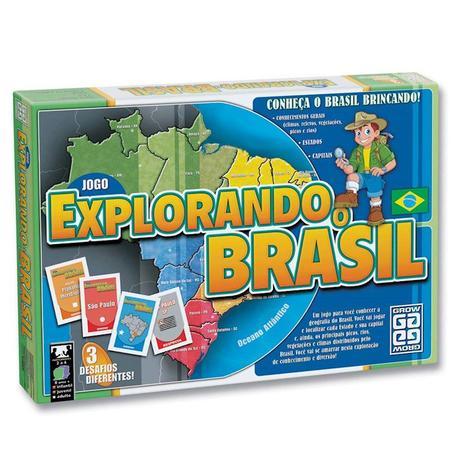 Jogo Explorando O Brasil Grow 01658 Menor preço em Jogo Explorando O Brasil Grow 01658